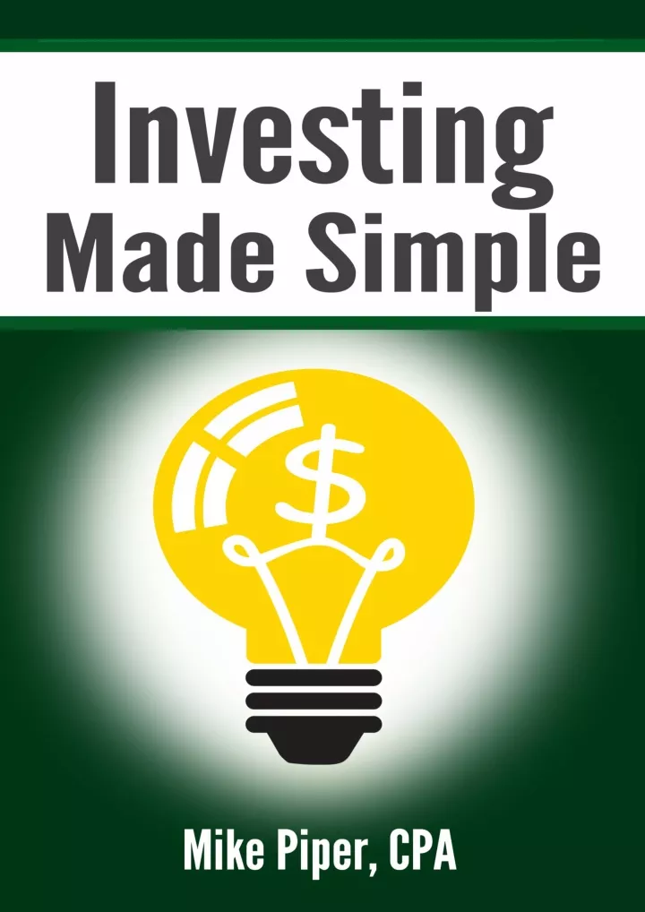 pdf download investing made simple index fund