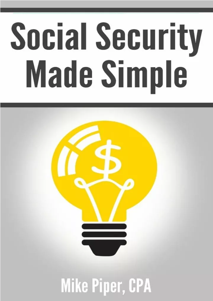 pdf read social security made simple social