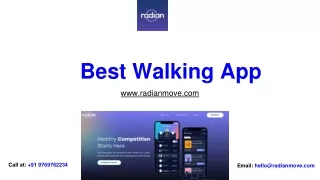 Best Walking App-Radian move