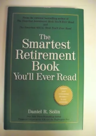 PDF/✔Read❤/⭐DOWNLOAD⭐  The Smartest Retirement Book You'll Ever ✔Read❤