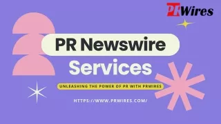 pr newswire services