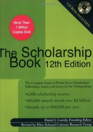 PDF/✔Read❤  The Scholarship Book 12th Edition: The Complete Guide to Private-Sec