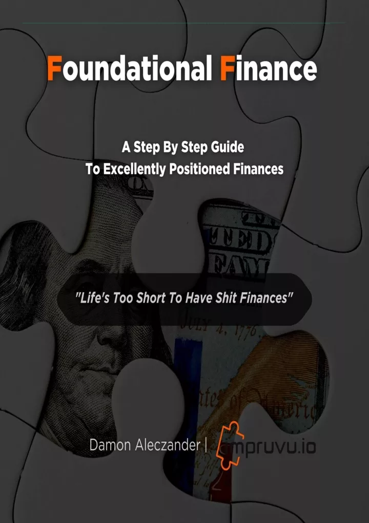 pdf read online foundational finance a step