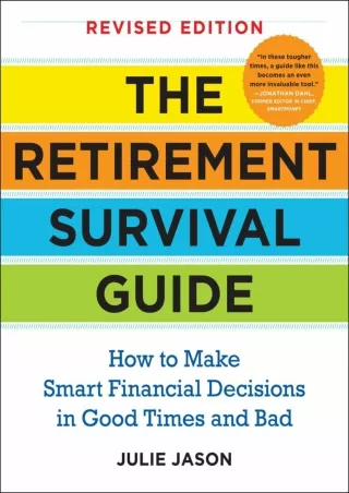 [PDF] ⭐DOWNLOAD⭐  The Retirement Survival Guide: How to Make Smart Financial Dec