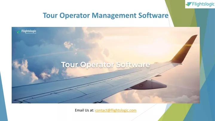 tour operator management software