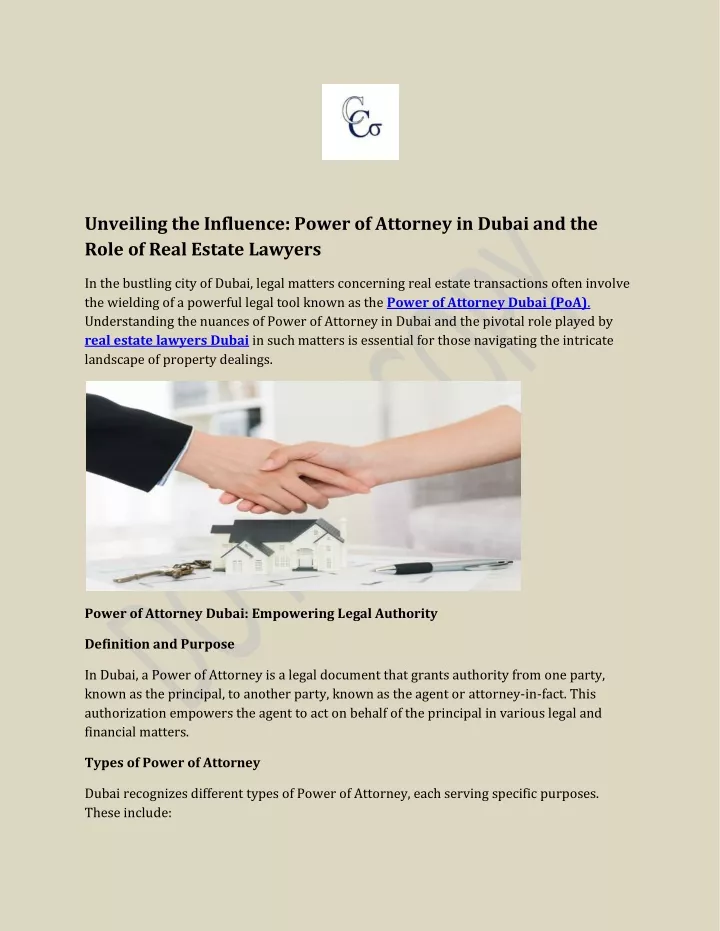 unveiling the influence power of attorney