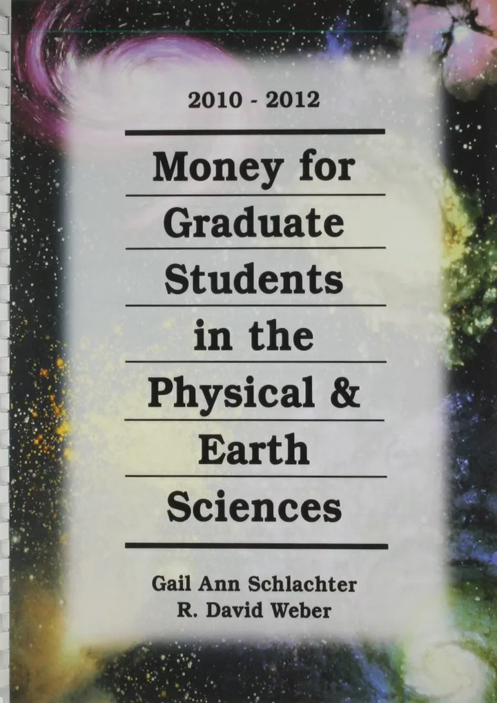 pdf read money for graduate students