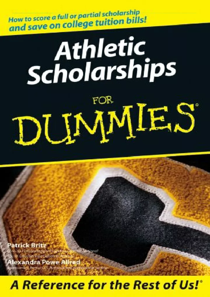 download book pdf athletic scholarships