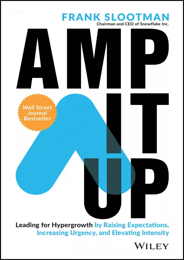 amp it up leading for hypergrowth by raising