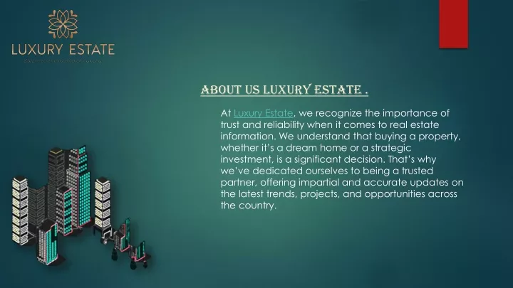 about us luxury estate