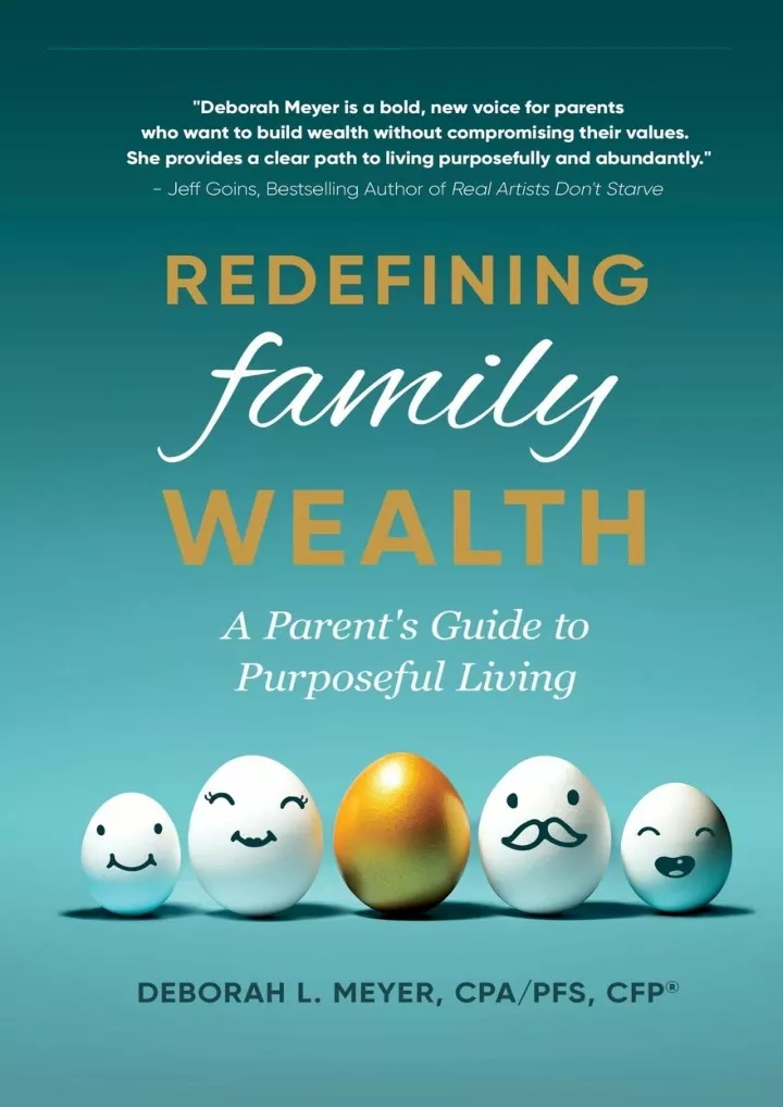 pdf read redefining family wealth a parent