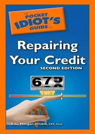 ✔Read❤ [PDF]  The Pocket Idiot's Guide to Repairing Your Credit, 2nd Edition