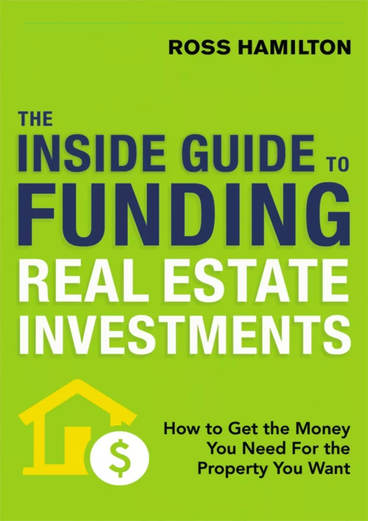 pdf the inside guide to funding real estate
