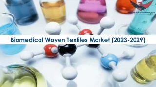 Biomedical Woven Textiles Market Size, Growth and Research Report 2029.
