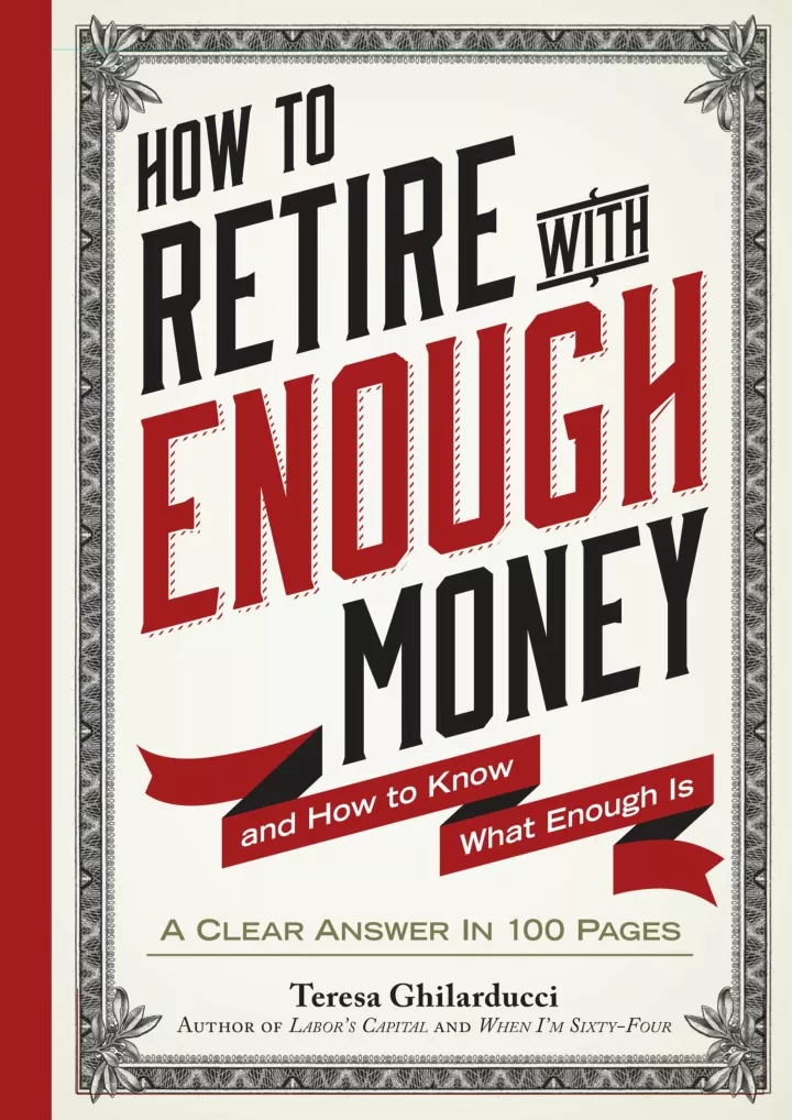 read download how to retire with enough money