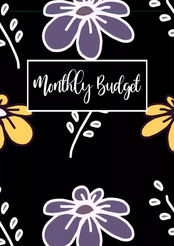 pdf download monthly budget workbook to track