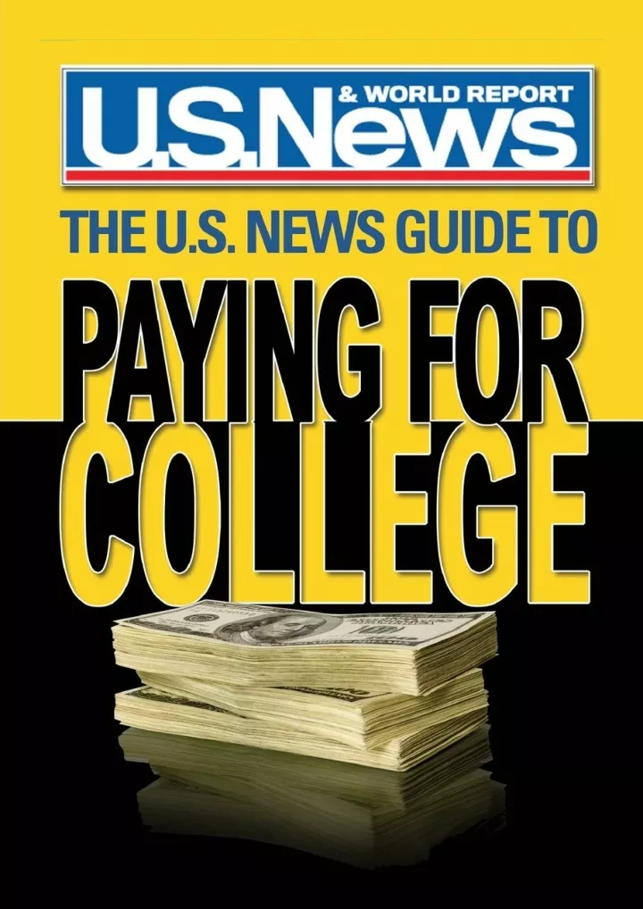 pdf the u s news guide to paying for college