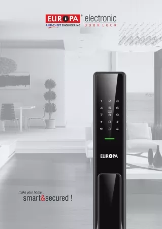 Europa Electronic Locks with Safety Features