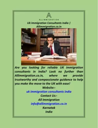 Uk Immigration Consultants India  Allimmigration.co.in