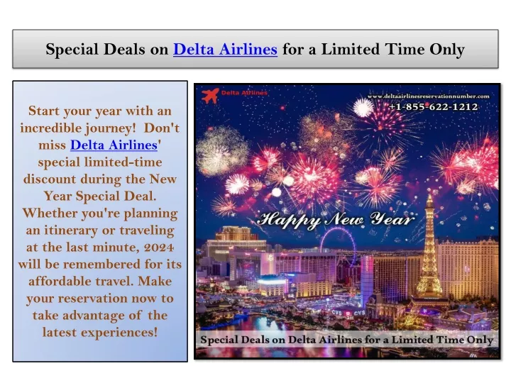 special deals on delta airlines for a limited time only