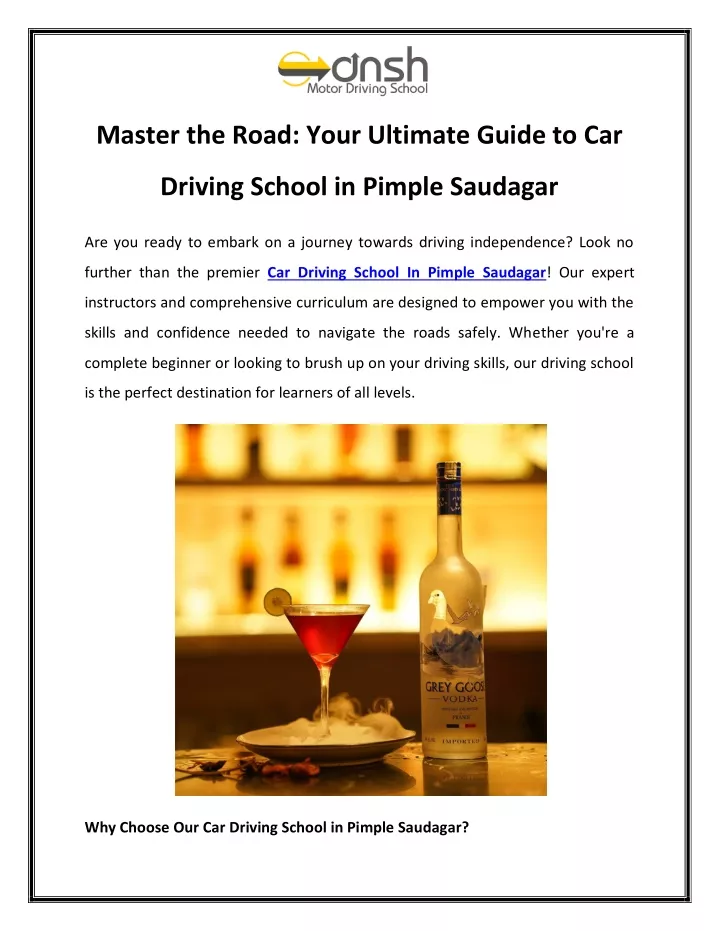 master the road your ultimate guide to car