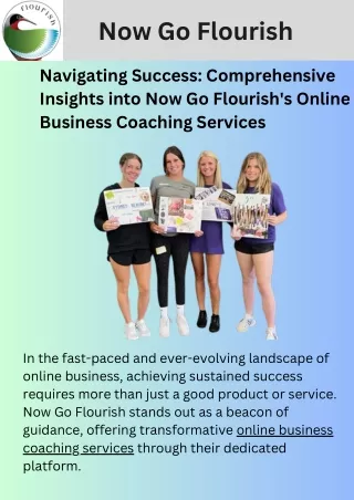 Best Online Business Coaching Services With Now Go Flourish