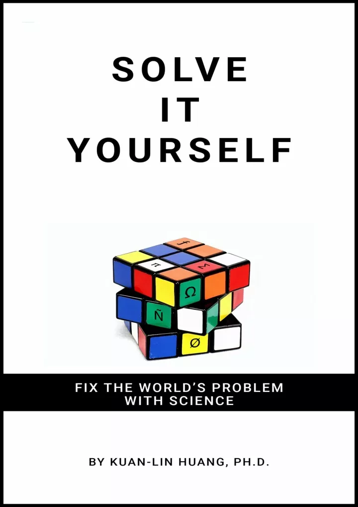 solve it yourself fix the world s problem with