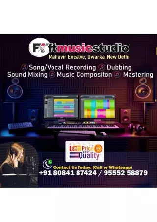 Best Music Recording Studio in Delhi