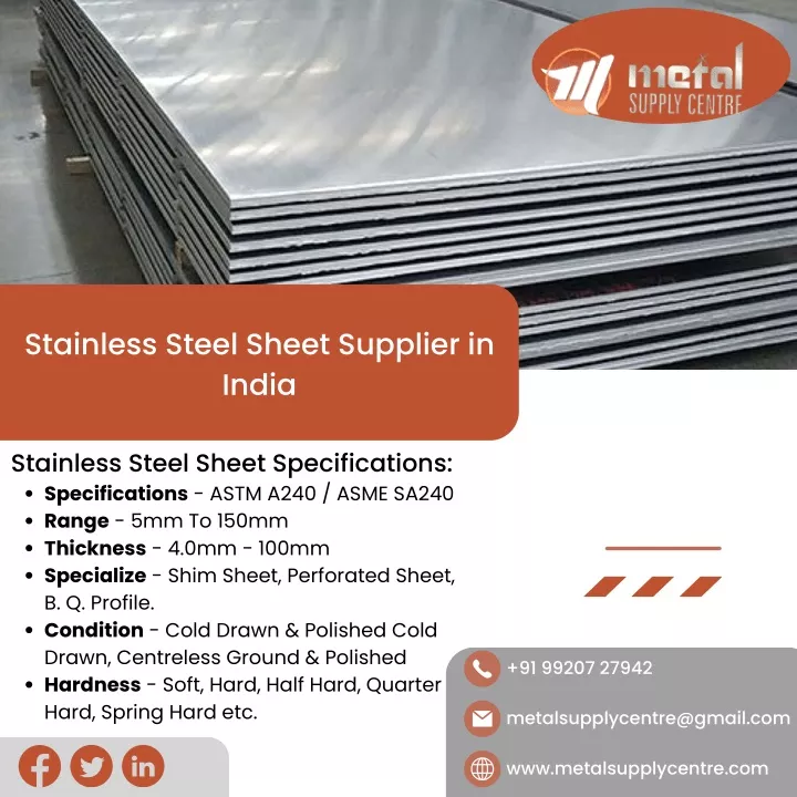 PPT - Stainless Steel Sheet | SS Sheet | SS Sheet Supplier PowerPoint ...