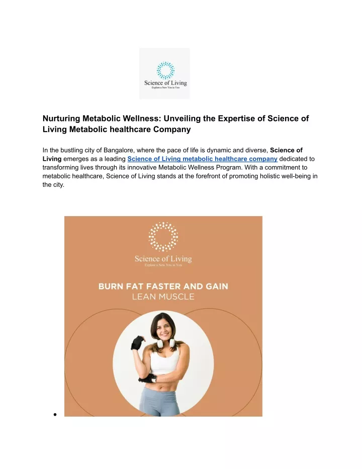 nurturing metabolic wellness unveiling