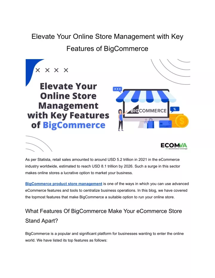 elevate your online store management with key