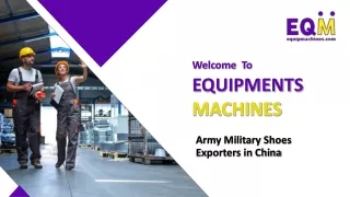 Army Military Shoes Exporters in China