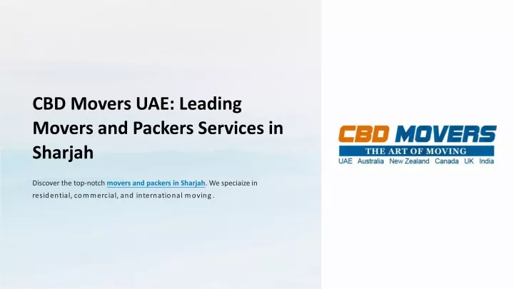 cbd movers uae leading movers and packers