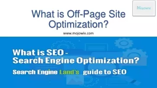 what is off page site optimization www mojowix com
