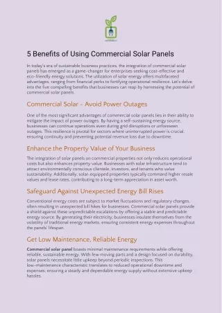 5 Benefits of Using Commercial Solar Panels.docx