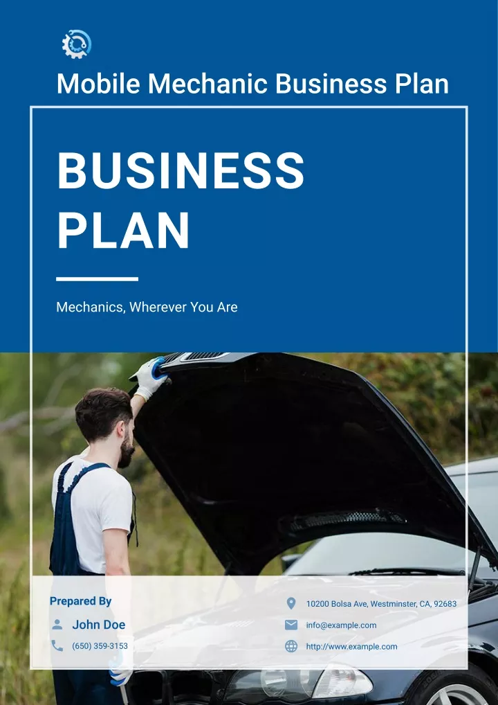 mobile mechanic business plan