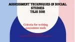 criteria for designing assessment - slide 1