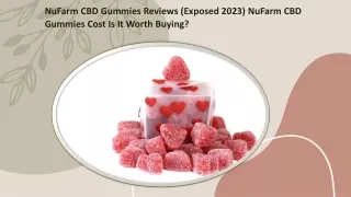 NuFarm CBD Gummies