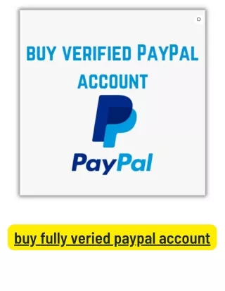 buy fully verified paypal account