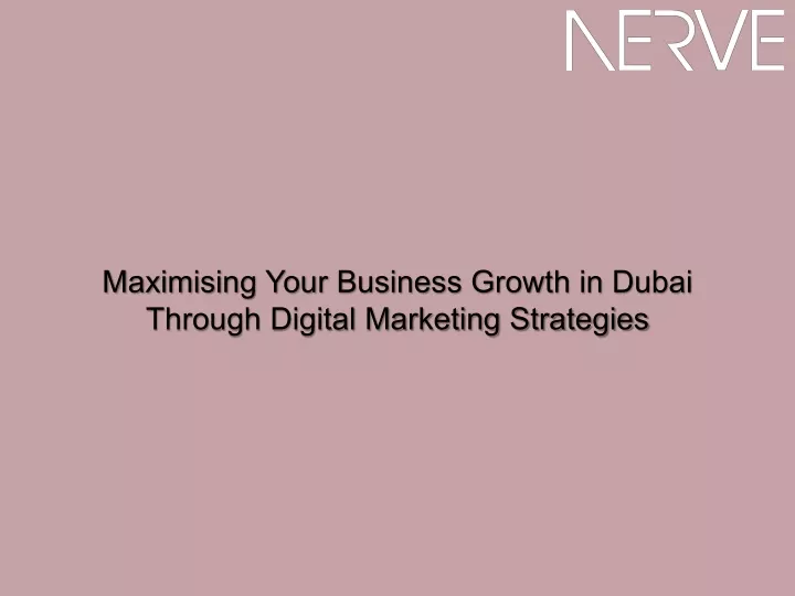 maximising your business growth in dubai through