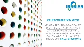 Dell Rack Server 3U: Dell PowerEdge R940 Server | Price/Cost