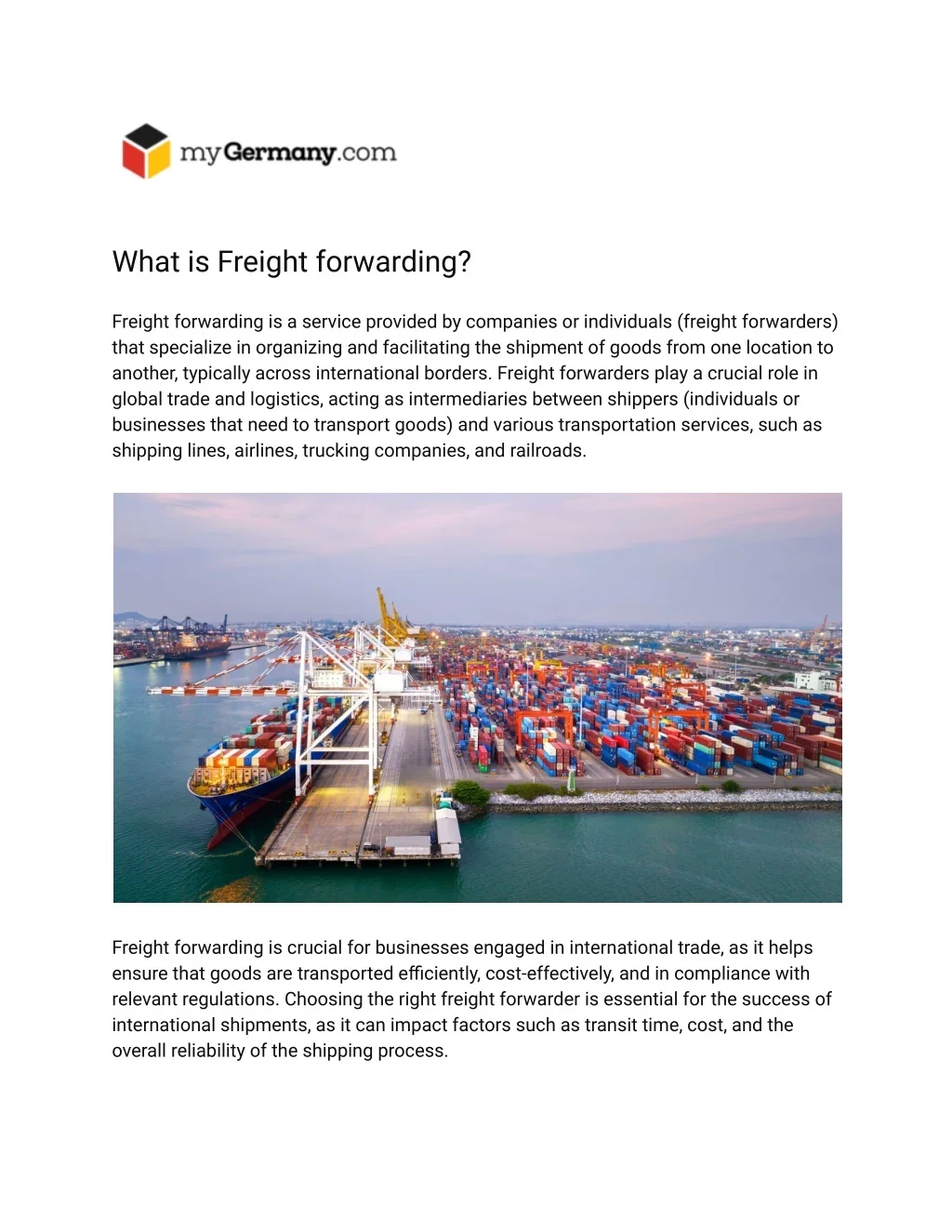 PPT - What is Freight forwarding PowerPoint Presentation, free download ...