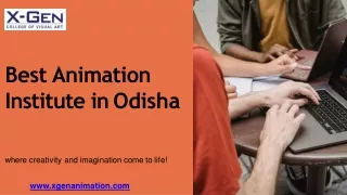 Best Animation Institute in Odisha