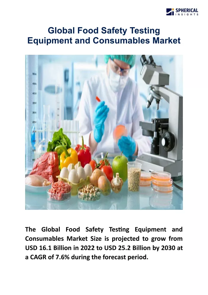 global food safety testing equipment