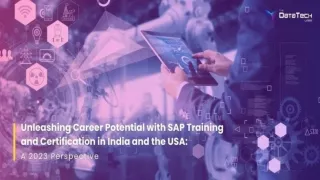 Unchecking Career Potential with SAP Training