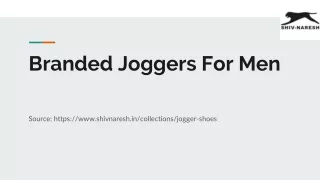 branded joggers for men