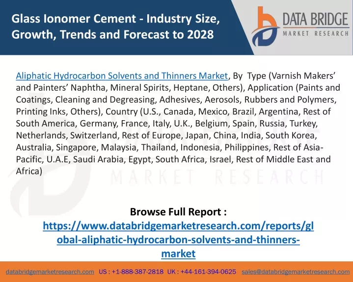 glass ionomer cement industry size growth trends