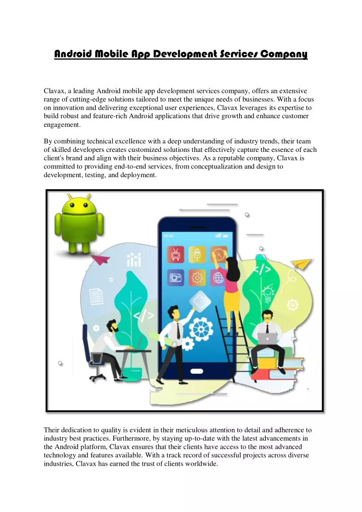 android mobile app development services company