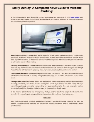emily dunlay a comprehensive guide to website