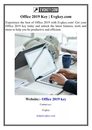 office 2019 key evgkey com